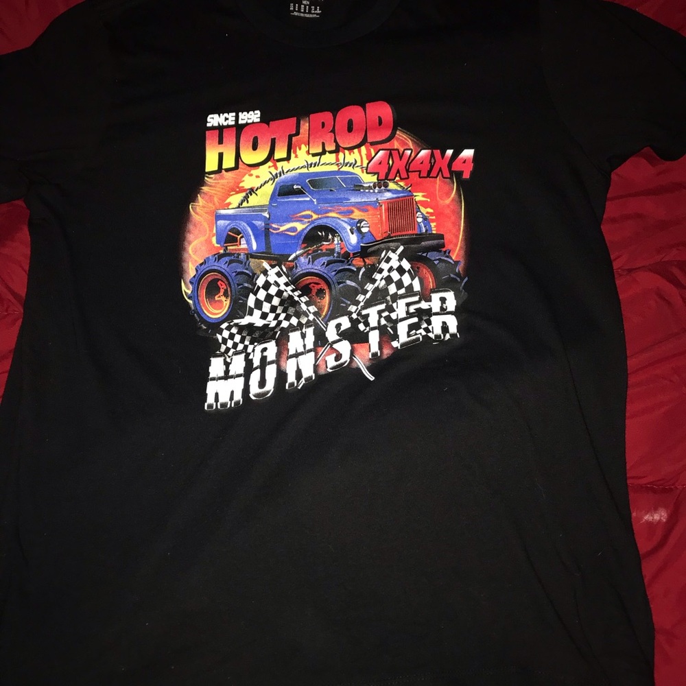Graphic monster truck T-shirt